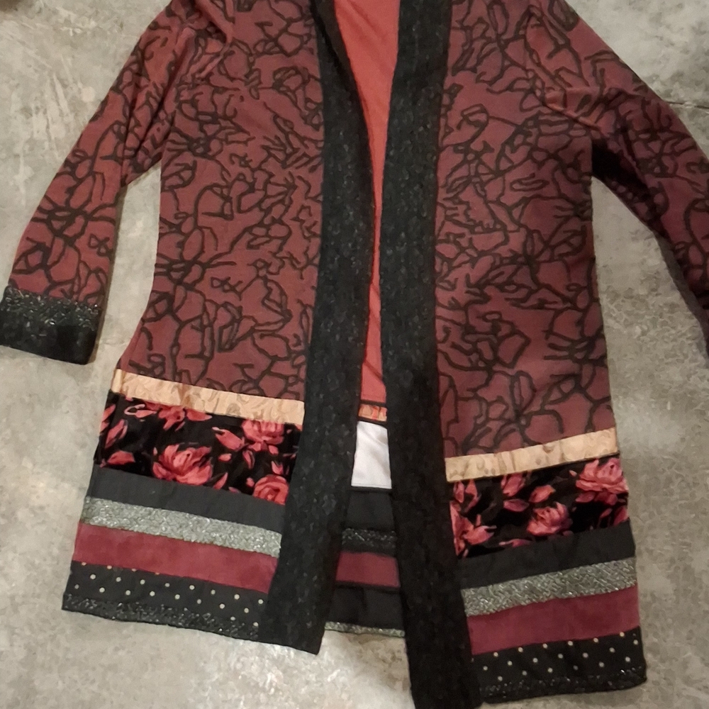Chico's Multicolor Patterned Jacket - image 1